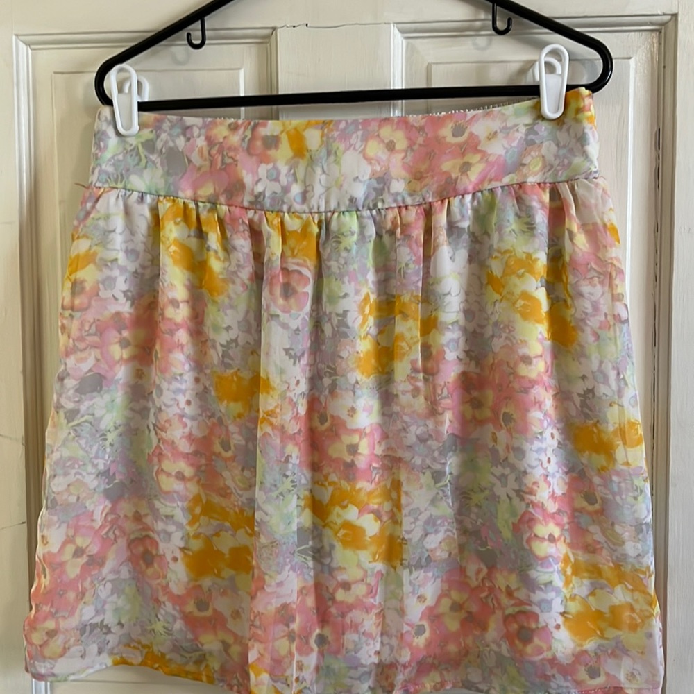 Maurices floral skirt